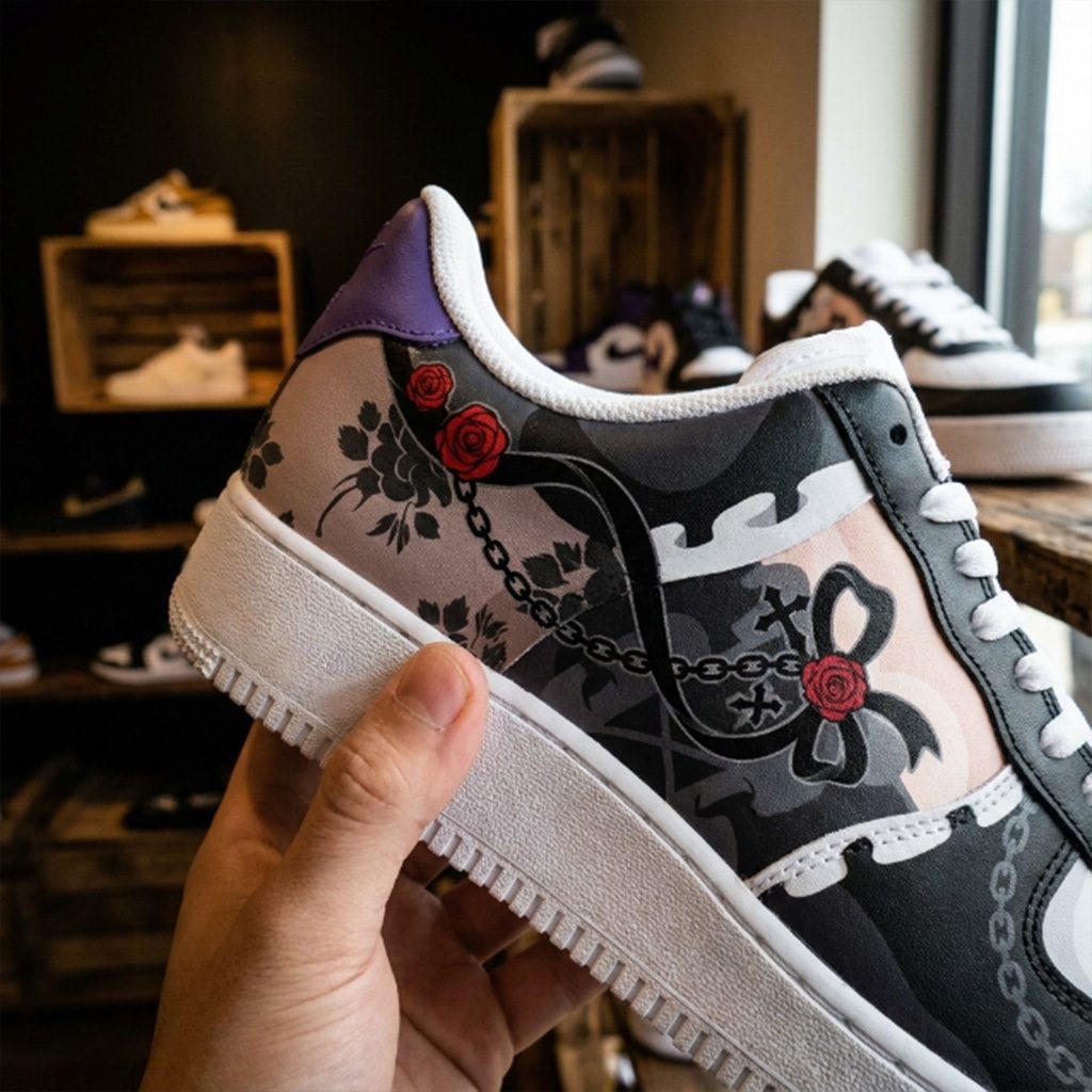 Marin Shizuku Kuroe MDD Custom AF1 Sneakers - Image 6